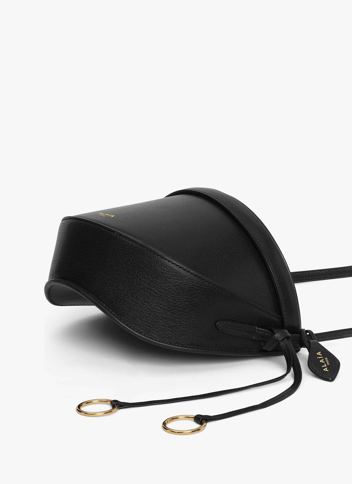 HIP BAG IN GOATSKIN ALAÏA BLACK HIP BAG IN GOATSKIN